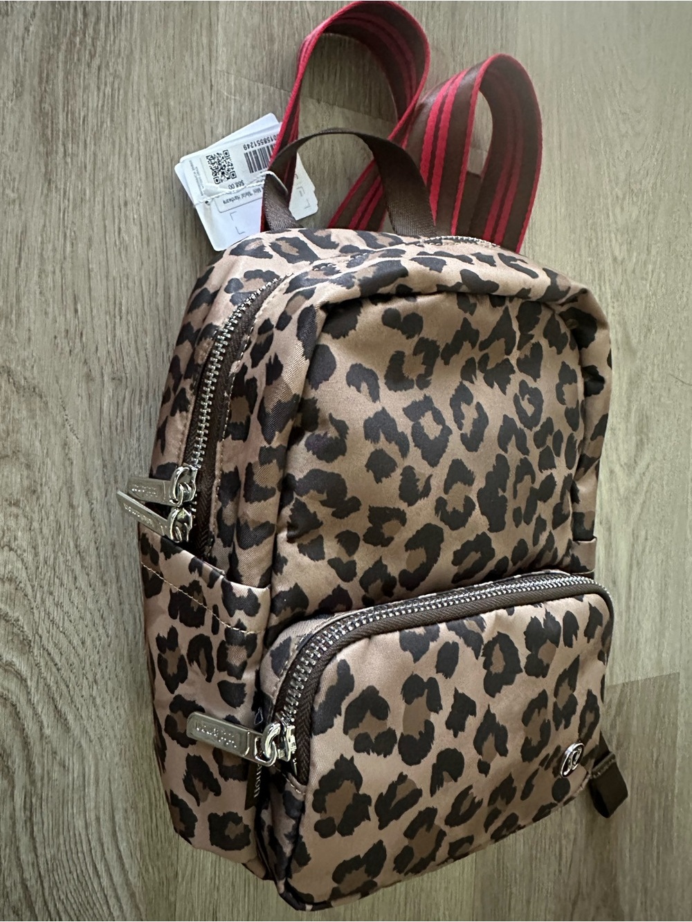 NWT Lululemon Leopard Print Everywhere Mini Backpack 4L - $68 retail - Picture 3 of 10
